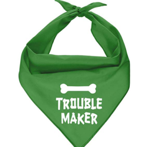 Triangle Dog Neckerchief Adjustable Print