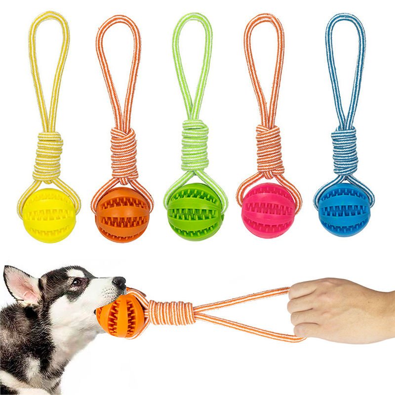 Dog chew ball natural rubber