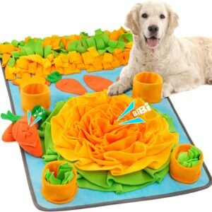 Round Felt Snuffle Mat for Dogs